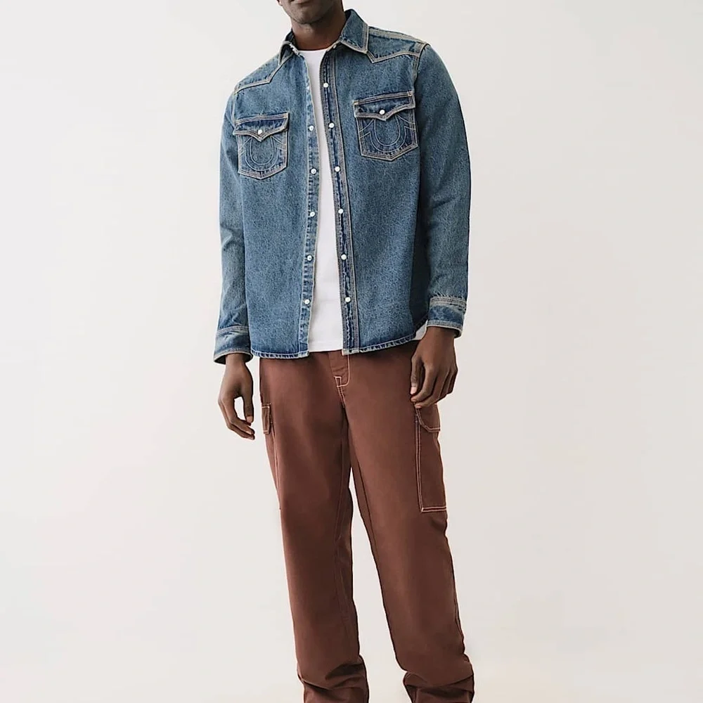 Men's True Religion Brown Cargo Pants